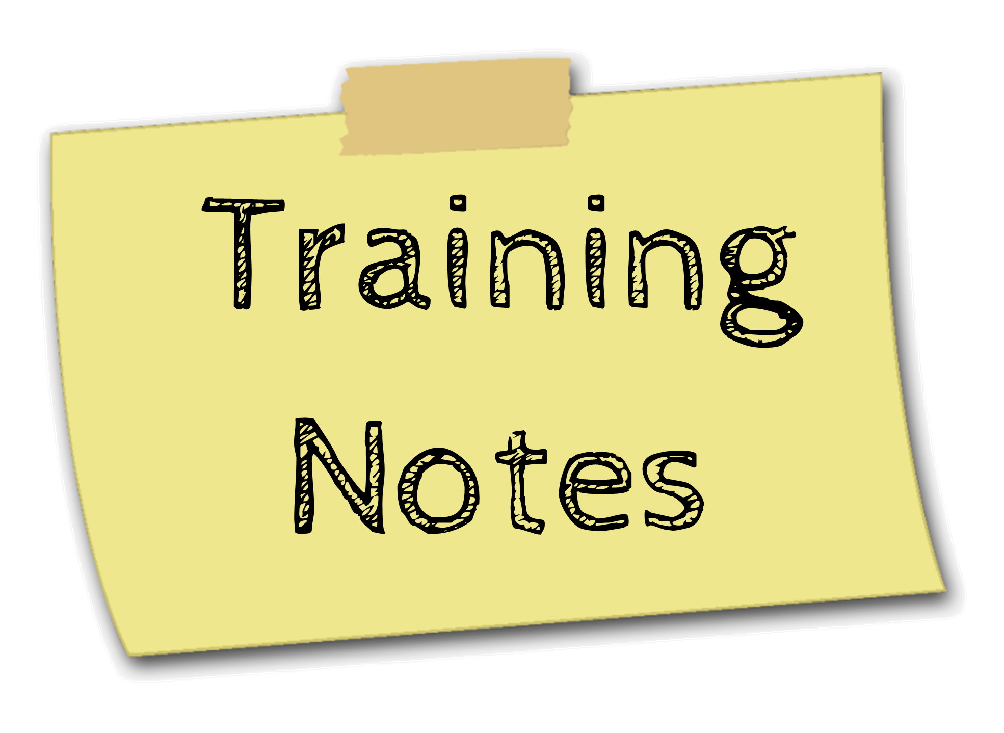 training notes